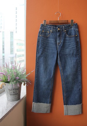 봄)롤업보브-jeans