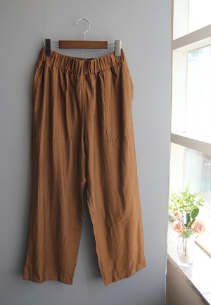 스타일-pants(연브라운)